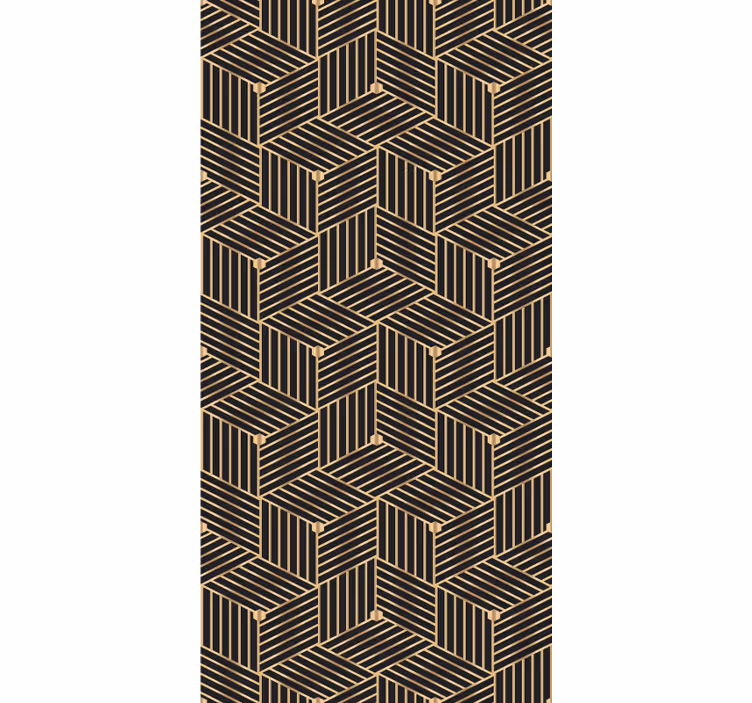 Tapet texturat cu model geometric liniar - TenStickers