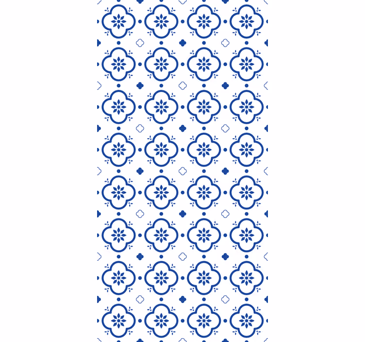 Tapet clasic plăci albastre - TenStickers