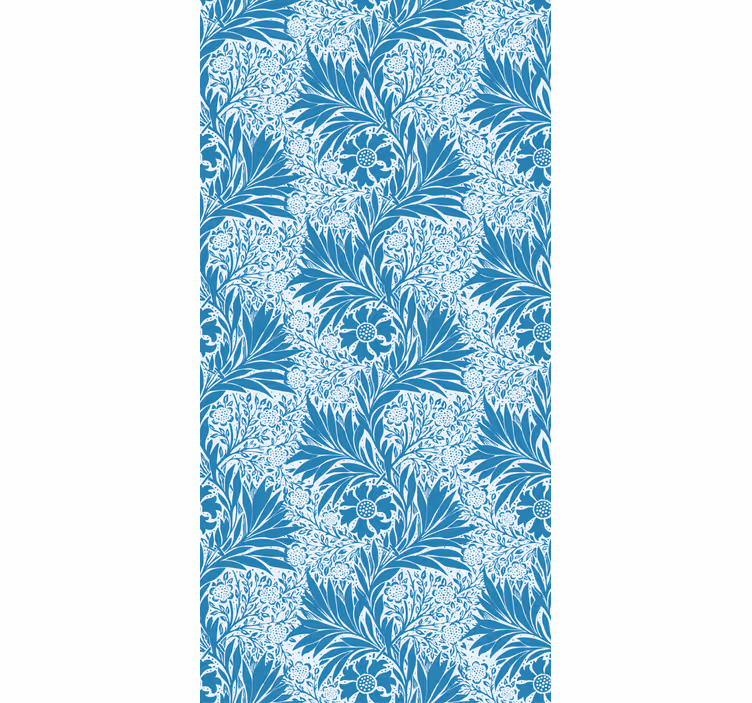 Tapet clasic stil victorian albastru - TenStickers