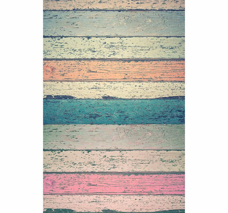 Tapet rustic din lemn deschis vechi - TenStickers