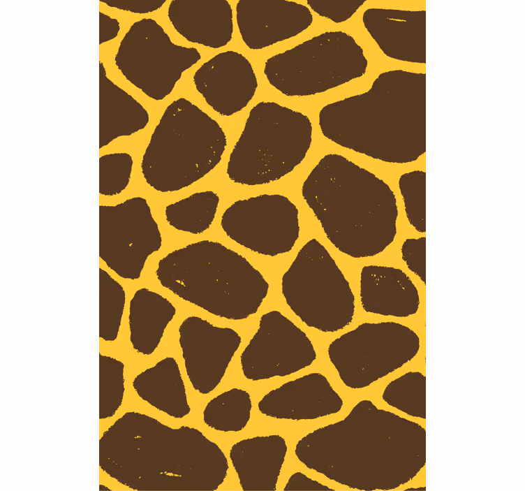 Tapet camera de zi cu imprimeu de girafă - TenStickers