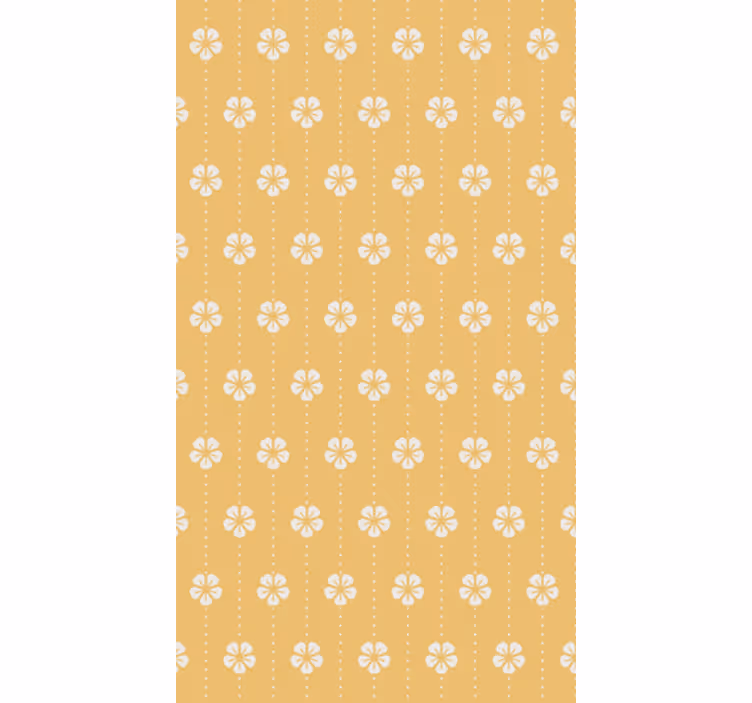 Tapet camera de zi model floral elegant - TenStickers