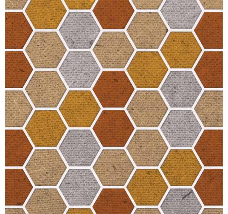 Tapet camera de zi cu textura panal - TenStickers