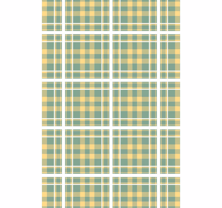 Tapet camera de zi cu model tartan - TenStickers