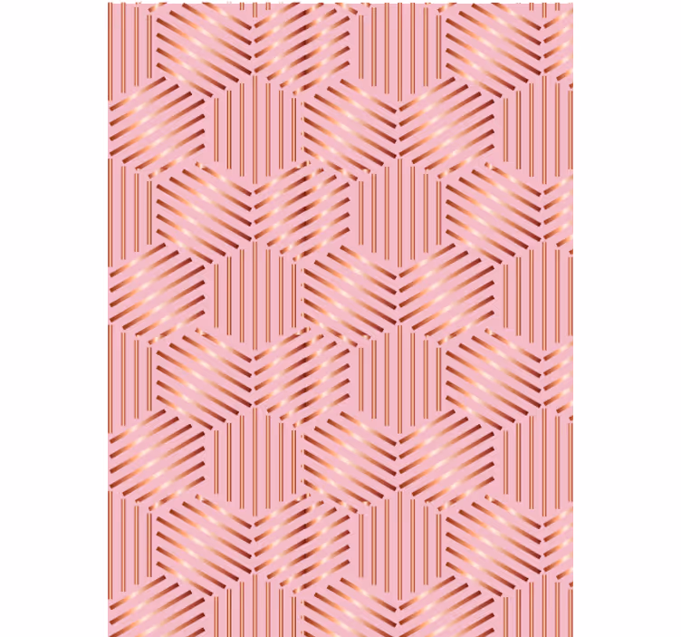 Tapet camera de zi aranjament geometric - TenStickers