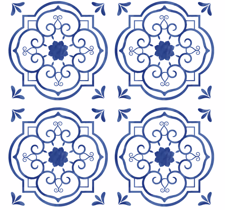 Tapet gresie plăci clasice - TenStickers
