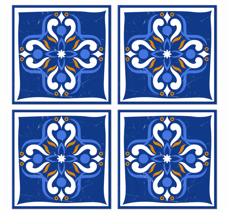 Tapet gresie plăci mediteraneene clasice - TenStickers