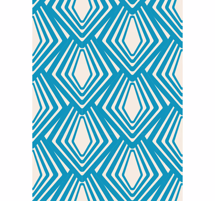 Tapet geometric cu model de diamant geometric - TenStickers