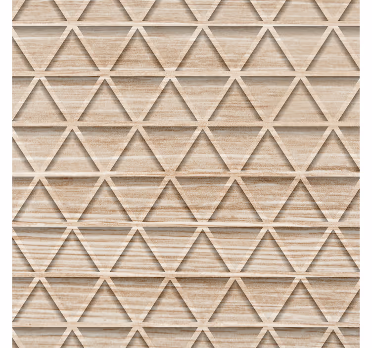Tapet geometric cu modele triunghiulare elevate - TenStickers