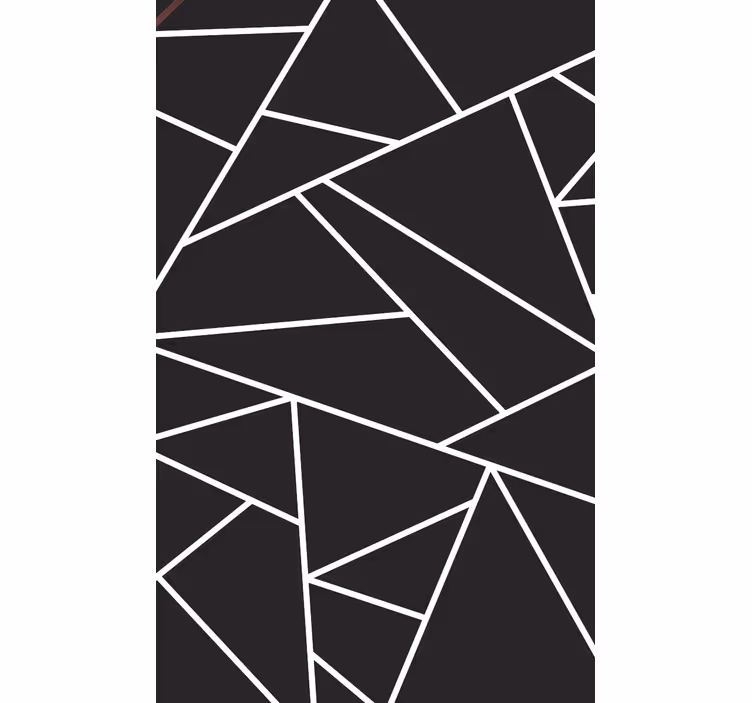Tapet geometric aranjament unghiular abstract - TenStickers