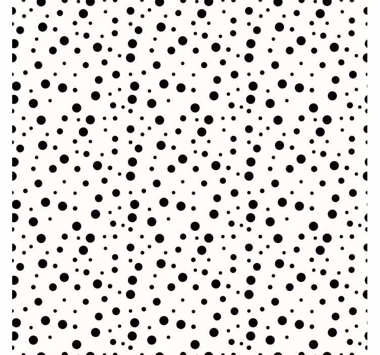 Tapet geometric model cu puncte monocrome - TenStickers