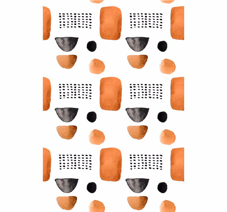 Birou tapet forme geometrice minimaliste - TenStickers