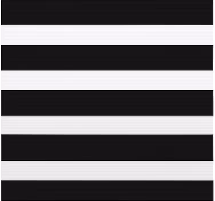 Tapet bucătărie dungi negre și albe - TenStickers