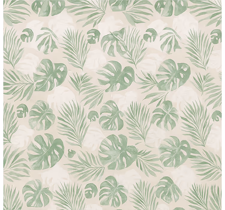 Tapet bucătărie frunze botanice tropicale - TenStickers