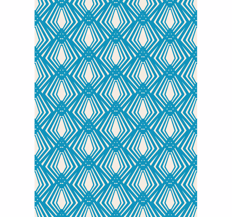 Tapet modern design abstract minimalist albastru - TenStickers