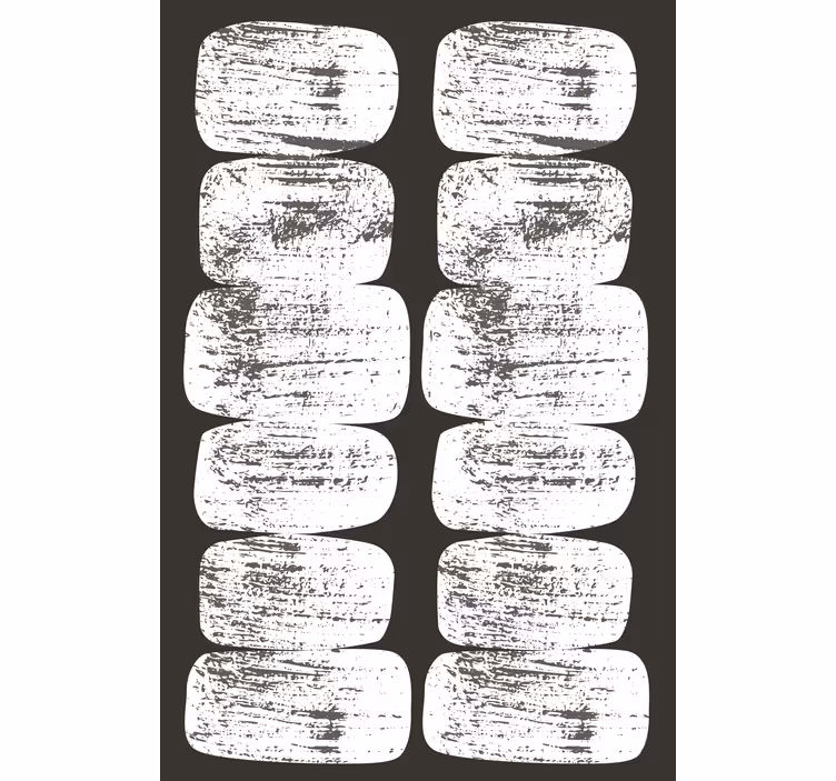 Tapet modern cu forme geometrice de stil mid-century - TenStickers