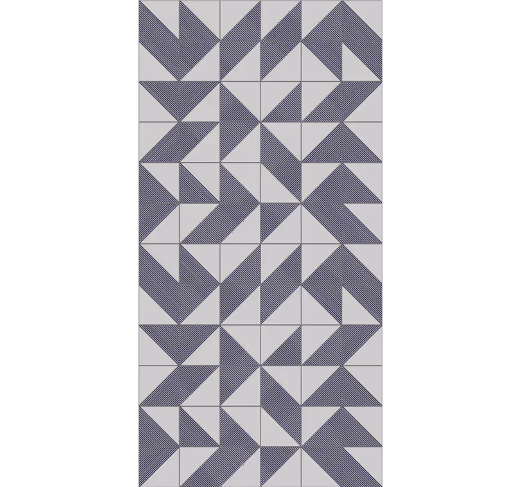 Tapet modern armonie cu motive geometrice - TenStickers