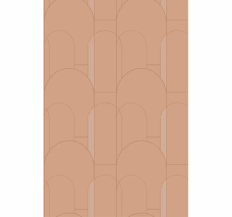 Tapet modern design cu curbe geometrice - TenStickers