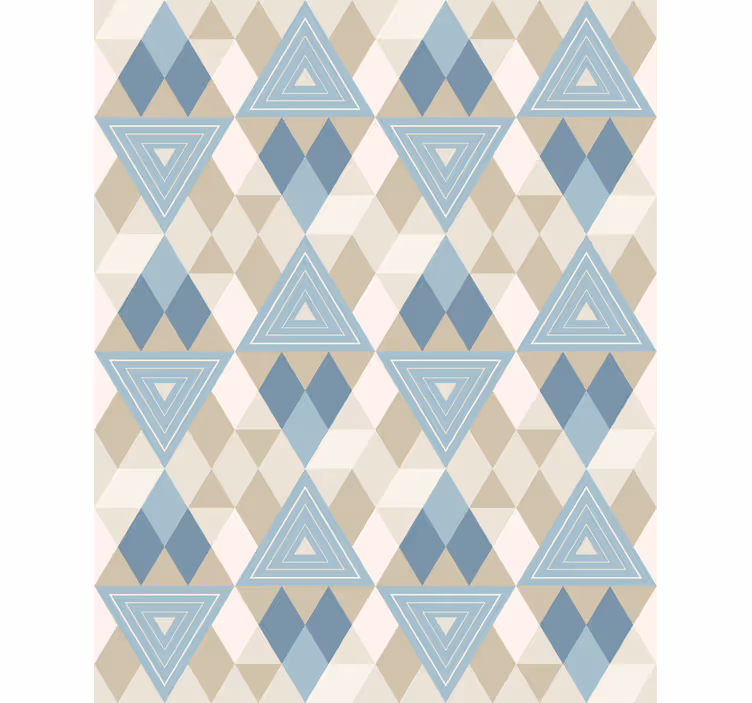 Tapet modern cu model triunghiuri geometrice - TenStickers