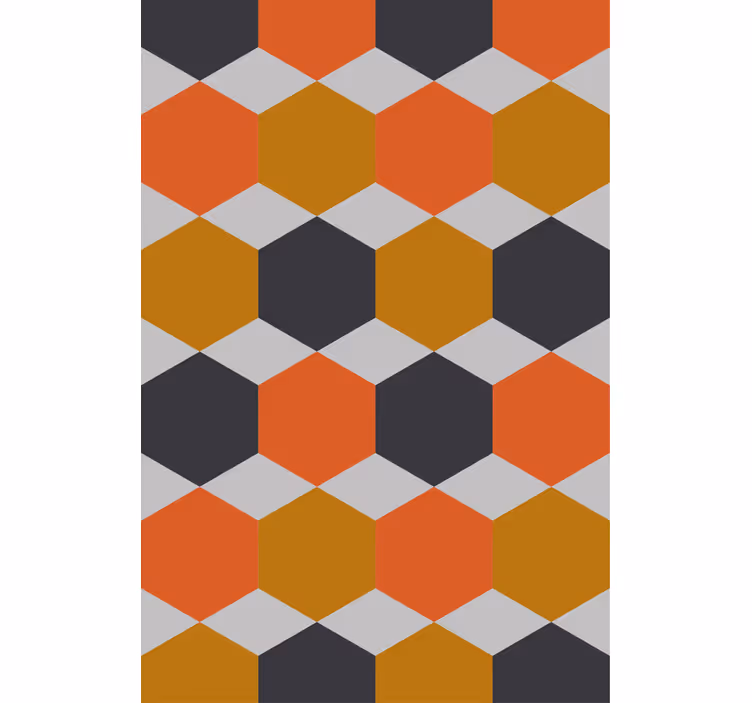 Tapet modern design cu model hexagonal - TenStickers