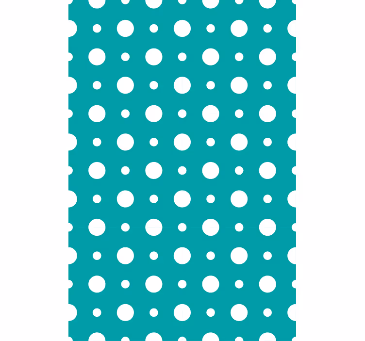Tapet modern cu motive albastre cu buline - TenStickers