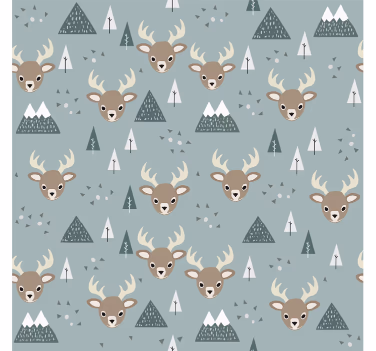 Tapet copii design cerb nordic - TenStickers