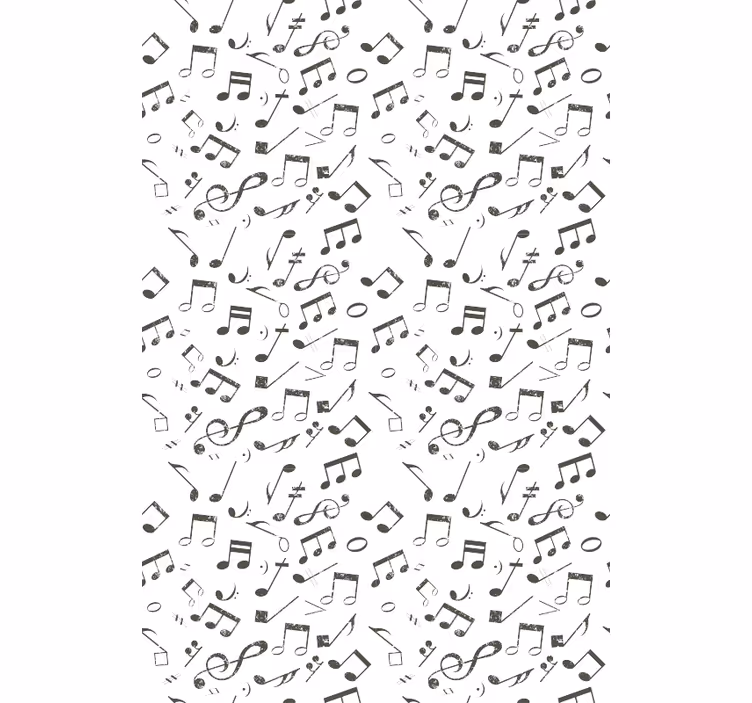 Tapet copii cascade de notițe muzicale - TenStickers