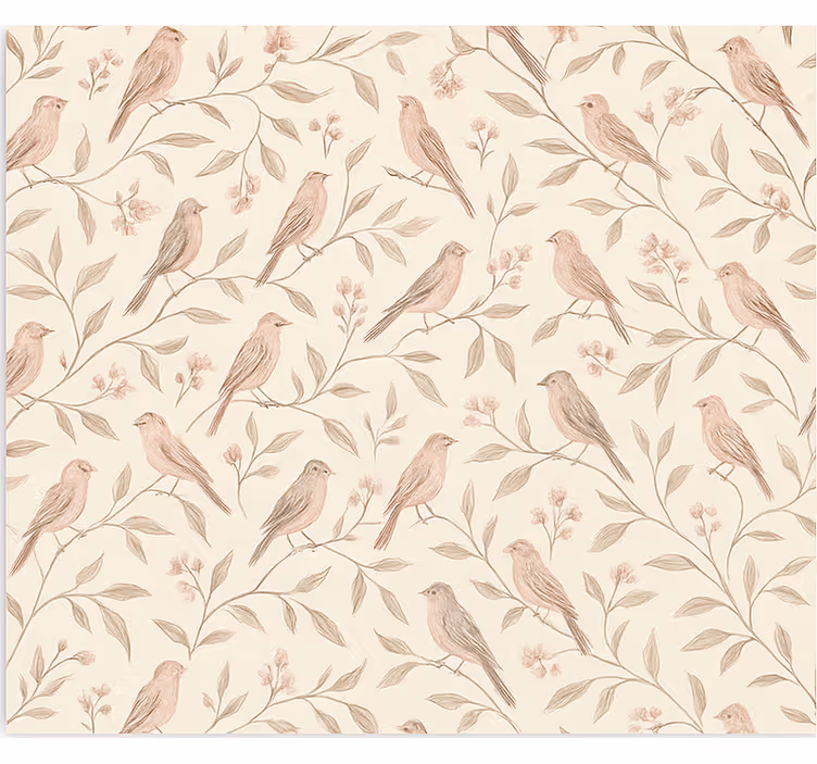 Tapet tineret calea păsărilor vintage - TenStickers