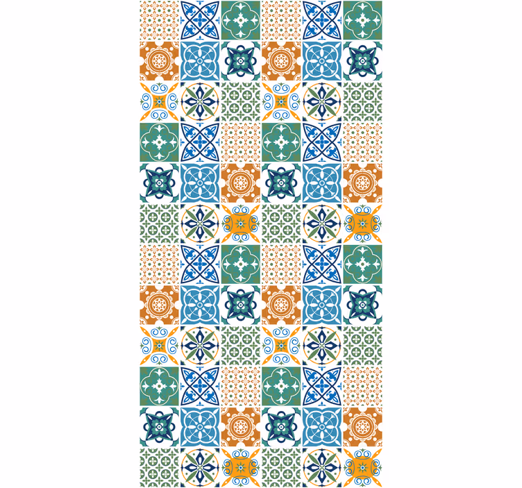 Tapet bucătărie mix de plăci ceramice - TenStickers