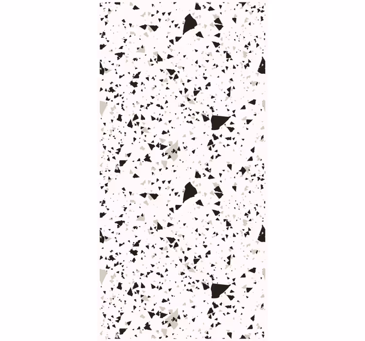 Tapet bucătărie terrazzo gri alb și negru - TenStickers