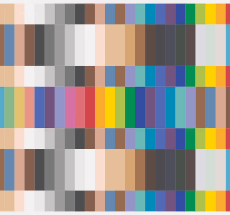 Tapet bucătărie pătrățele mici multicolore - TenStickers