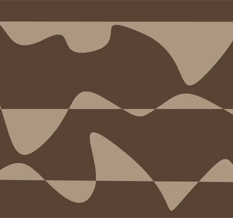 Tapet bucătărie maro abstract - TenStickers