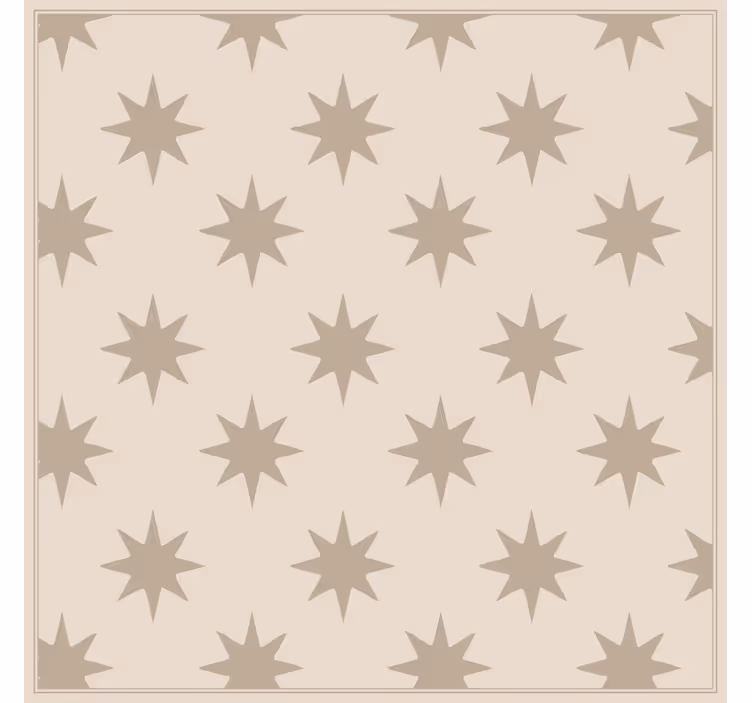 Tapet bucătărie motif bej stelar - TenStickers