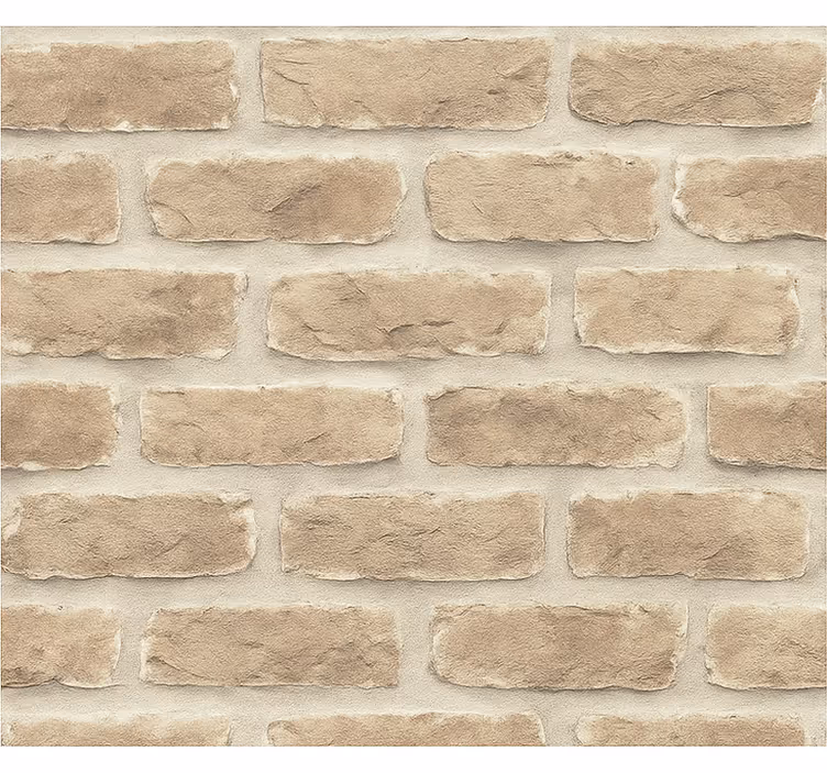 Tapet dormitor cărămidă rustică din piatră ponce - TenStickers