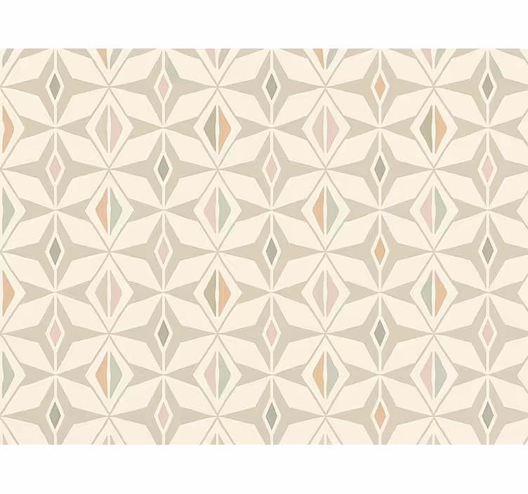 Tapet camera de zi geometric colorat - TenStickers