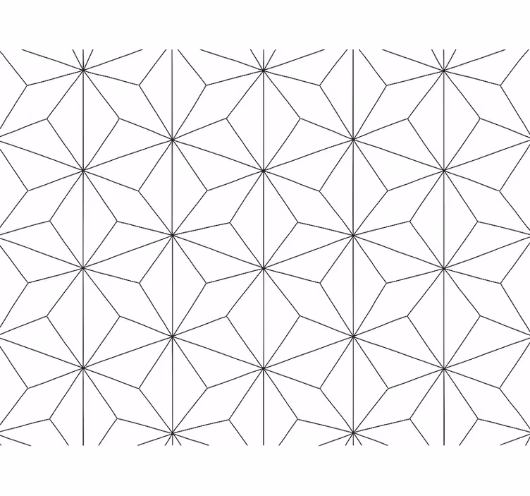 Tapet camera de zi hexagon abstract - TenStickers