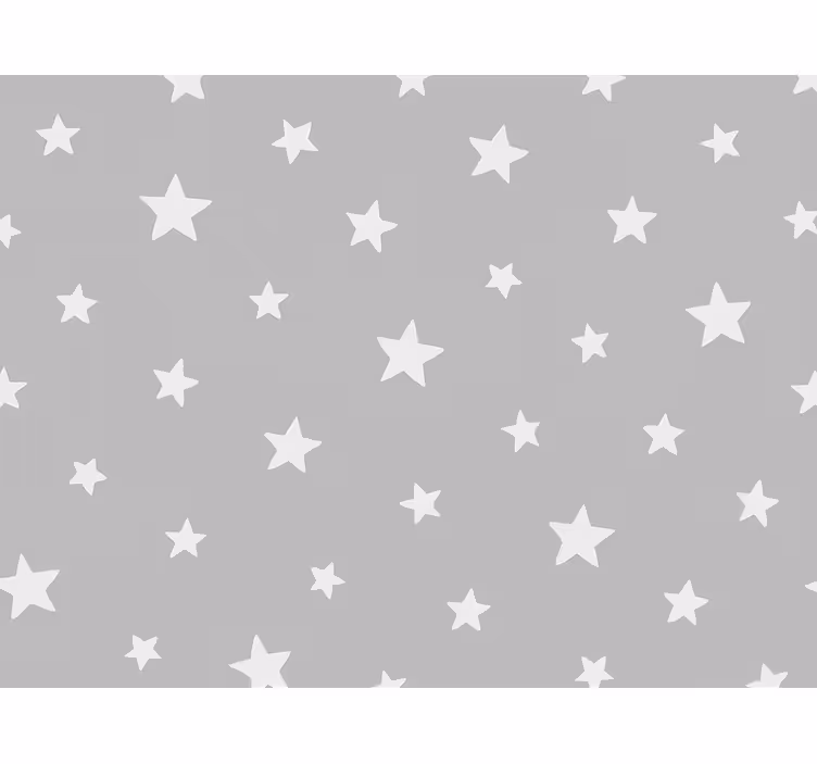 Tapet copii model stele gri - TenStickers