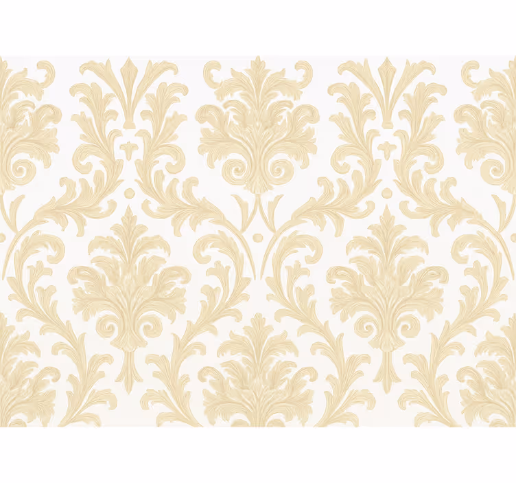 Tapet dormitor decor cu model salvie neutru - TenStickers