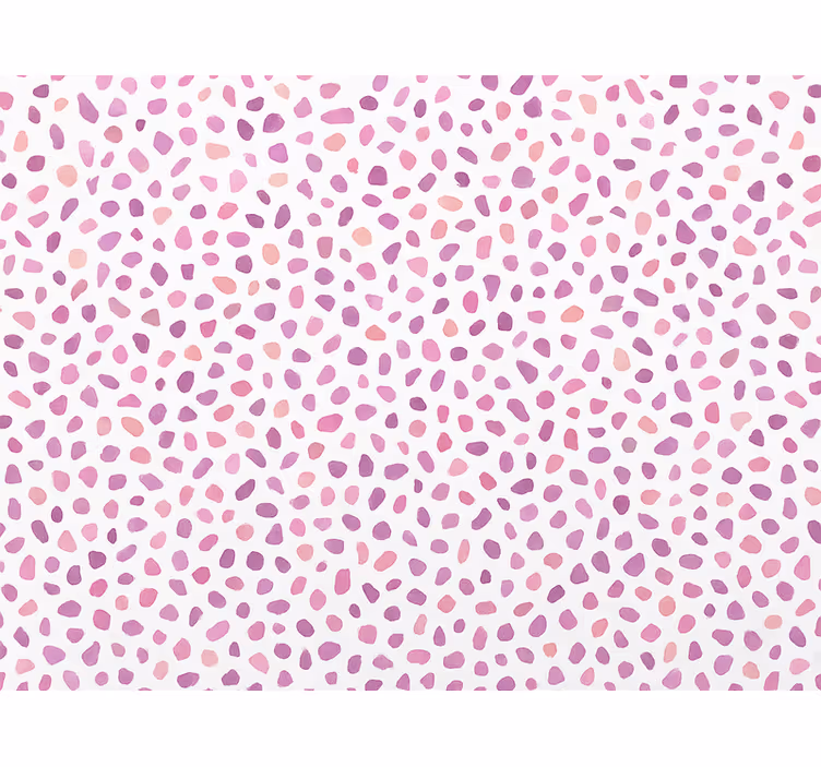Tapet abstract cu pete de terrazzo roz - TenStickers