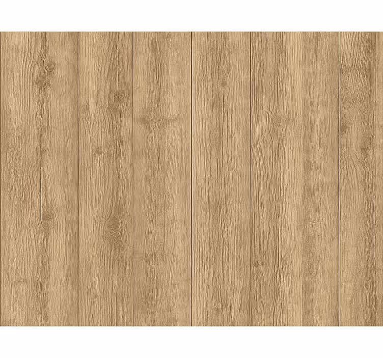 Tapet lemn stejar natural șlefuit vertical - TenStickers