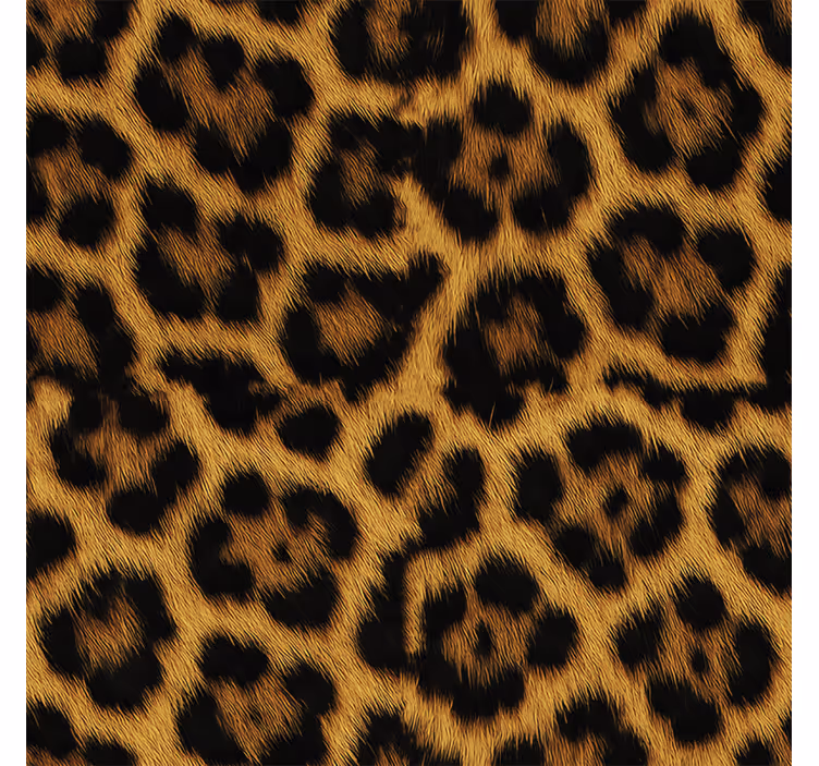 Tapet dormitor motiv leopard pufoșel - TenStickers
