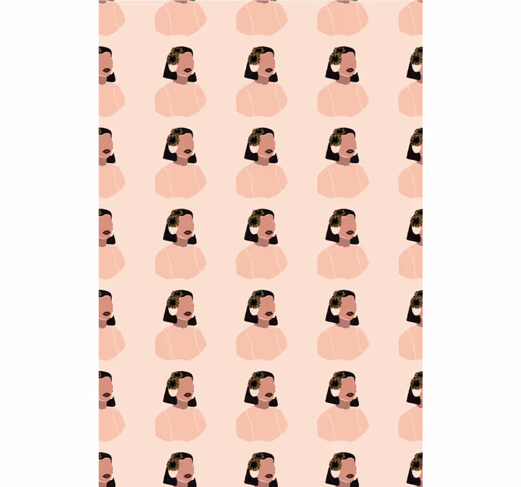Tapet flori față de floarea-soarelui iubitoare - TenStickers