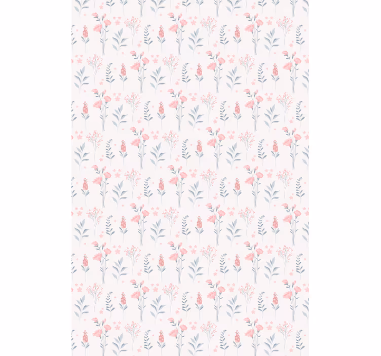 Tapet floral flori de cireș roz - TenStickers