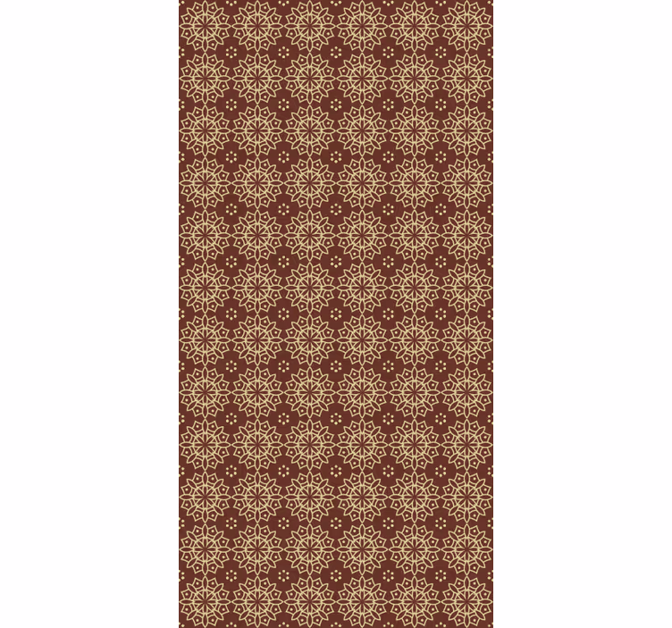 Tapet dormitor cu model geometric - TenStickers