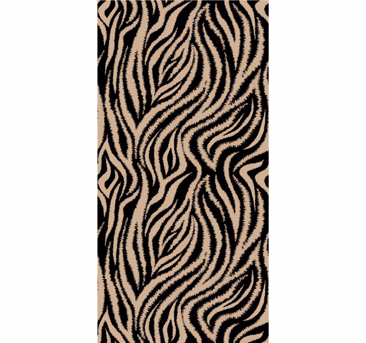 Tapet dormitor model dungi zebra - TenStickers