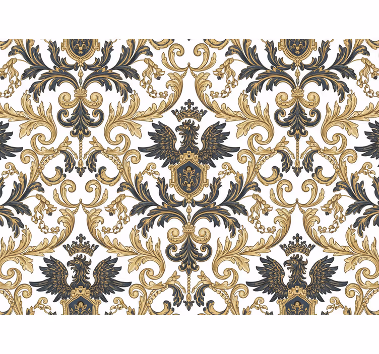 Tapet dormitor baroc glamorous - TenStickers