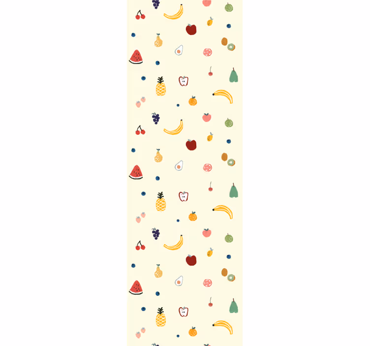 Tapet dormitor model cu fructe colorate mici - TenStickers