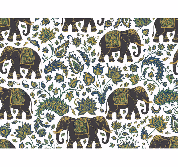 Elefant tapet model realist (b0bqrd234q) - TenStickers
