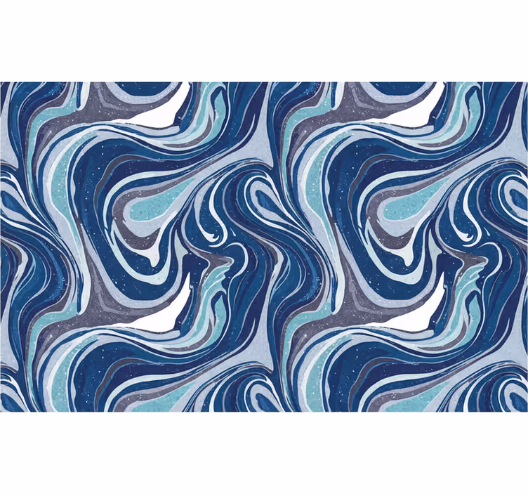 Tapet modern cu model abstract întunecat în spirale - TenStickers