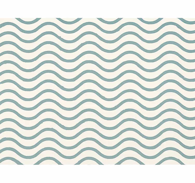 Geometric tapet valuri pixelate în teal stins - TenStickers